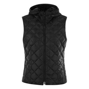 FAY Women's Quilted Hooded Vest Women BLACK Vests